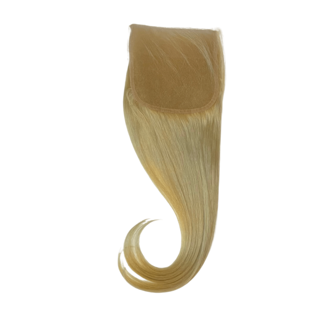 Gold Silky Straight Closures - Wink Hair