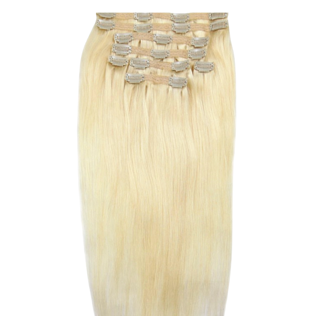 Gold Silky Straight Clip-Ins - Wink Hair